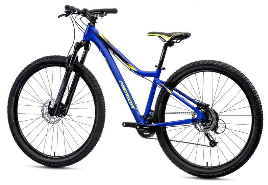 Купити Велосипед Merida MATTS 7.60-2X, XS(13.5), MATT DARK BLUE(YELLOW) з доставкою по Україні