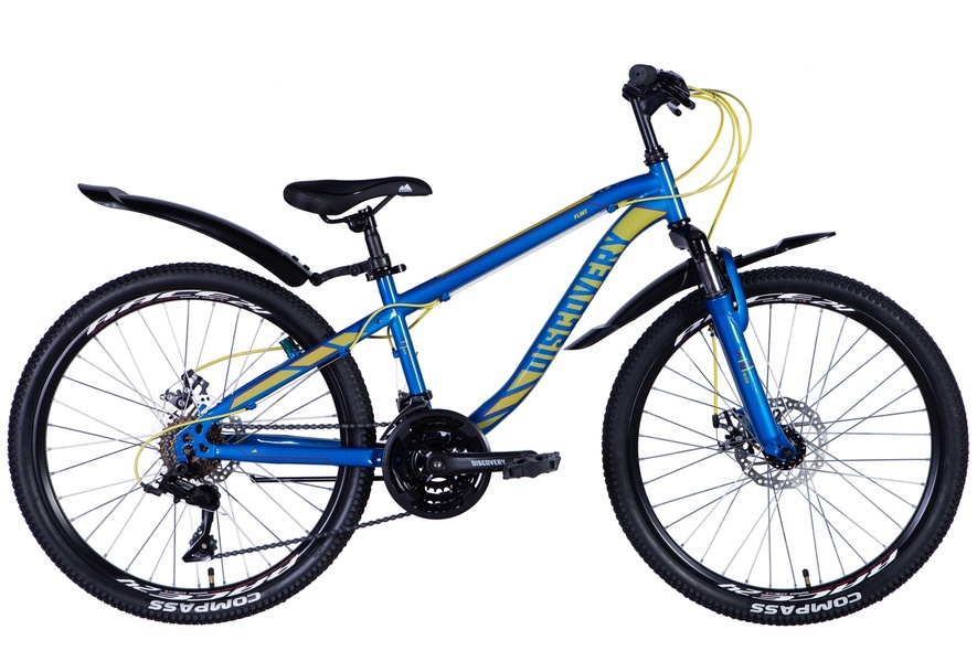 Купити Велосипед 24" Discovery FLINT AM DD 2024 (чорний) з доставкою по Україні