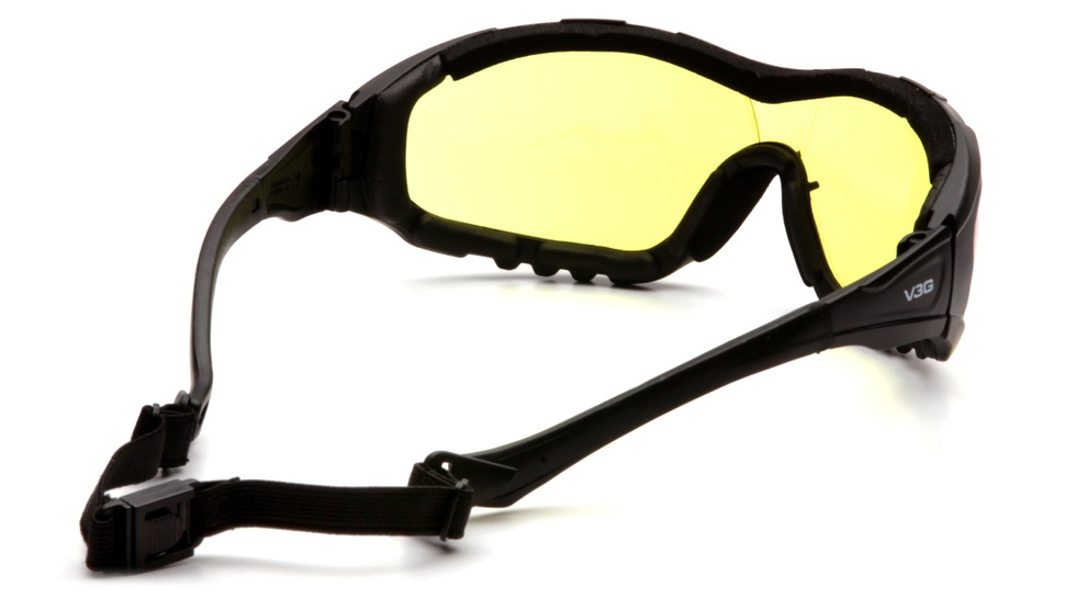 Защитные очки Pyramex V3G (amber) Anti-Fog, желтые