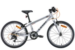 Купити Велосипед 20" Leon GO 7 speed Vbr 2022 (серый с черным) з доставкою по Україні