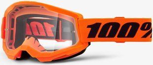 Окуляри 100% STRATA 2 Goggle (Neon Orange), Clear Lens, Clear Lens
