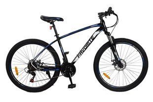 Купити Велосипед Favorite Tracker 27.5 " Чорний-Синій M (160-175 см) з доставкою по Україні