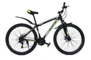 Купить Велосипед Champion Spark 27.5" Черный-неоновый желтый-белый L (170-185 см) с доставкой по Украине