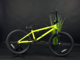 Купити Велосипед BMX 20" Outleap Clash 2021, neon green салатовий з доставкою по Україні