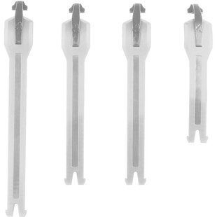 LEATT Strap kit 4.5 Boot (White), No Size