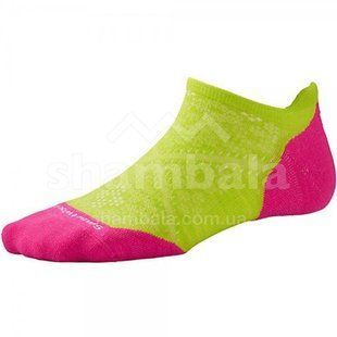 Wm's PhD Run Light Elite Micro шкарпетки жіночі (Smartwool Green/Bright Pink, M)