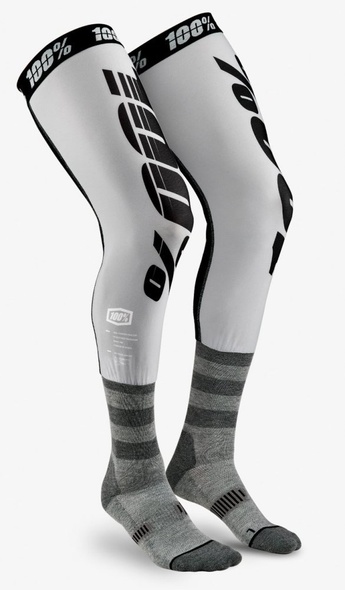 Носки Ride 100% REV Knee Brace Performance Moto Socks (Grey), S/M, S/M
