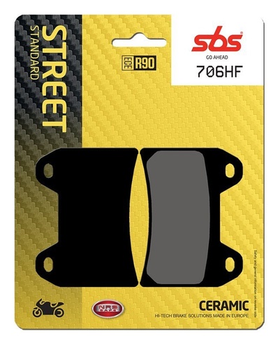 Колодки гальмівні SBS Standard Brake Pads, Ceramic (631HF)