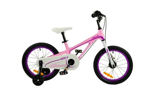 Купить Велосипед детский RoyalBaby Chipmunk MOON 14", Магний, OFFICIAL UA, розовый с доставкой по Украине