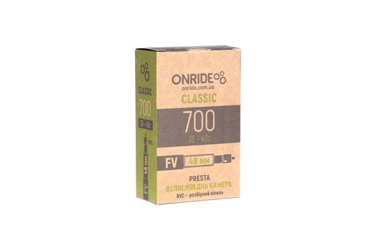 Купити Камера ONRIDE Classic 700x35-43c FV 48 RVC - розбірний ніпель з доставкою по Україні