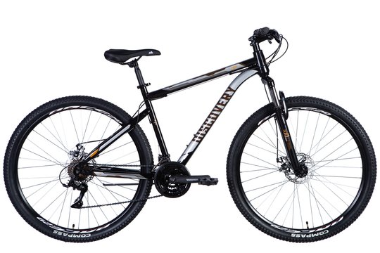 Купити Велосипед ST 29" Discovery TREK AM DD рама-" 2024 (чорно-оранжевий) з доставкою по Україні