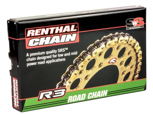 Цепка Renthal R3-3 Road SRS Chain 520 (Gold), 520-110L / SRS Ring