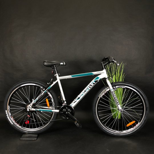 Купити Велосипед міський 26" Discovery Attack ST vbr 18" рама 2021, сіро-малахітовий з доставкою по Україні