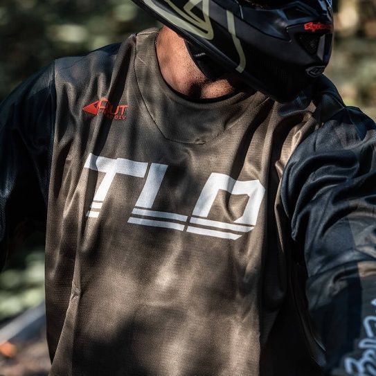 Мото джерсі TLD Scout GP Jersey RIDE ON [CHARCOAL/VINTAGE WHITE] LG