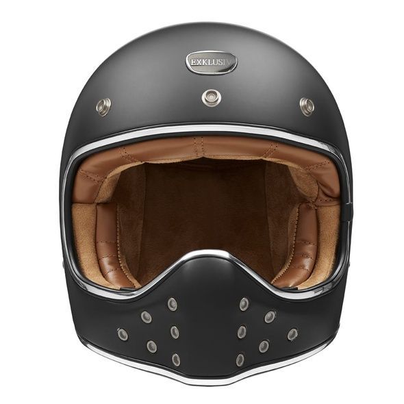 Мотошолом Exklusiv Blade матовий чорний, XL
