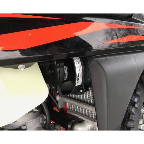 Защита радиатора с вентилятором ARTAFON KTM/HUSQ EXC TE 2T 2017-20189 Carb