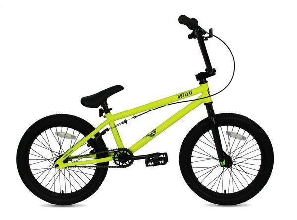 Купити Велосипед BMX 20" Outleap Clash 2021, neon green салатовий з доставкою по Україні