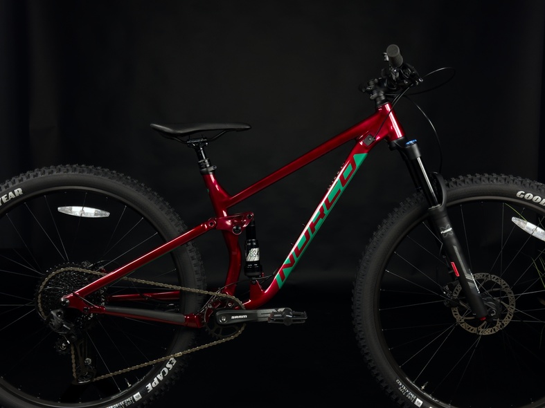 Купить Велосипед двухподвесной 29" Norco Fluid FS 3 L", бордовый с зеленым 2021 года. с доставкой по Украине
