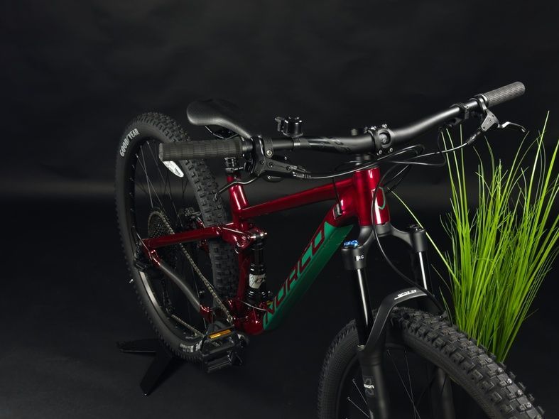 Купить Велосипед Norco Fluid FS 3 двухподвесной 29", рама XL, 2021, бордовый с зеленым с доставкой по Украине