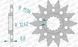 Звезда AFAM Grooved Chainwheel 520 - KTM, 12z