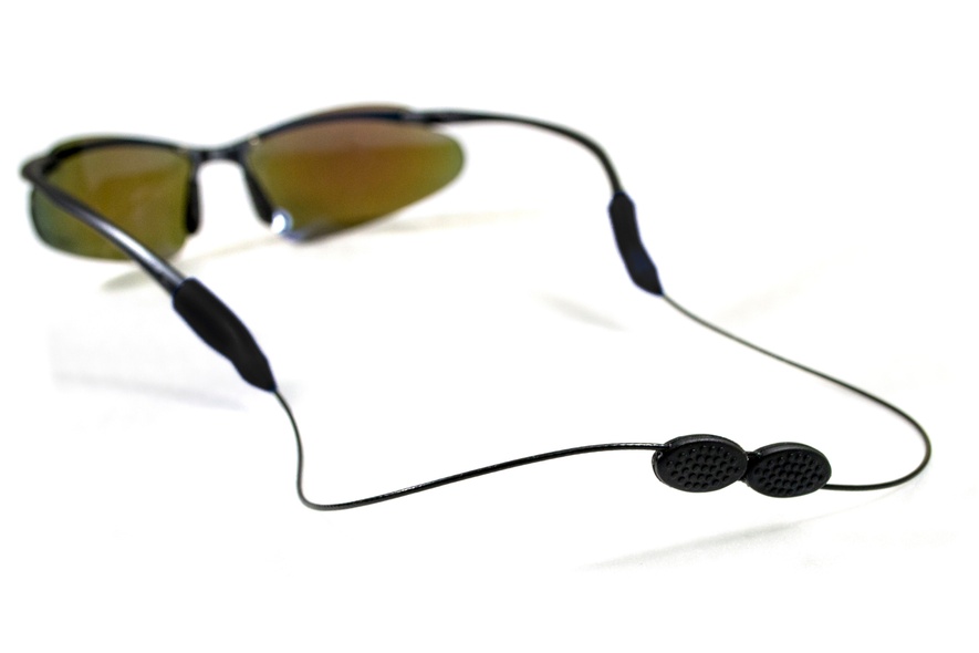 Retainer (black), ремінець для окулярів, чорний, регулюється по довжині