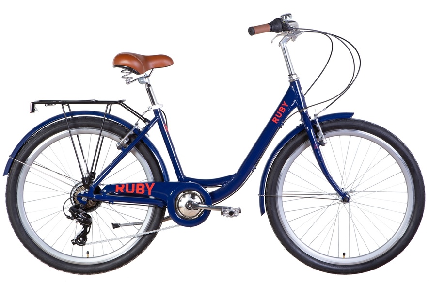 Купить Велосипед 26" Dorozhnik RUBY 2022 (темно-синій) с доставкой по Украине