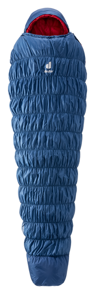 Спальный мешок Deuter Exosphere -10° L колір 3515 steel-fire лівий, 1.5 - 2 кг, 1.5 - 2 кг