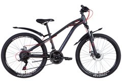 Купити Велосипед ST 24" Formula DAKAR AM DD рама- " с крылом Pl 2022 (темно-серый (м)) з доставкою по Україні