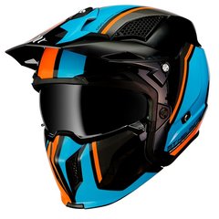 Шлем MT Streetfighter SV Twin Black/Blue/Orange, S