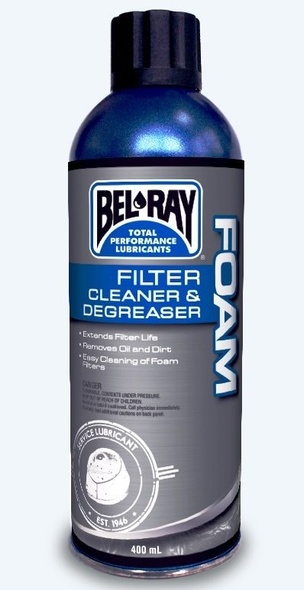 Очищувач фільтра Bel-Ray Foam Filter Cleaner (400мл), Aerosol