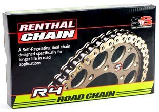 Ланцюг Renthal R4-2 Chain - 530 (Gold), 530-116L / Seal Ring
