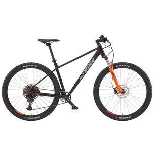 Купити Велосипед KTM ULTRA FUN 29 ", чорний матовий (сіро-помаранчевий), 2022 XL (180-195 см) з доставкою по Україні