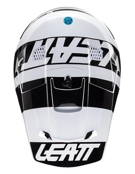 Шолом LEATT Helmet Moto 3.5 + Goggle (White), M, M