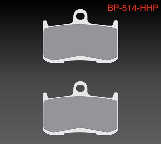 Колодки гальмівні Renthal RC-1 Sport Brake Pads/ HHP, Sintered (BP-518-HHP)