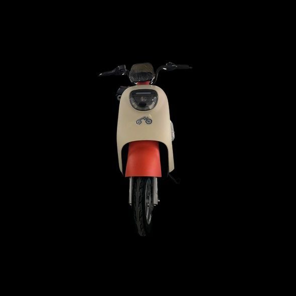 Електроскутер E-Titan Mini 10" Кремовий-Помаранчевий