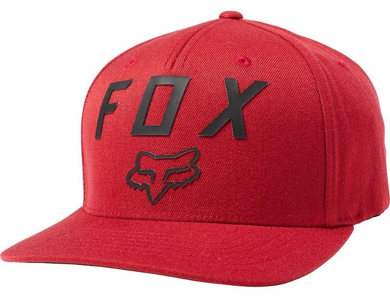 Кепка FOX NUMBER 2 FLEXFIT HAT (Cardinal), L/XL