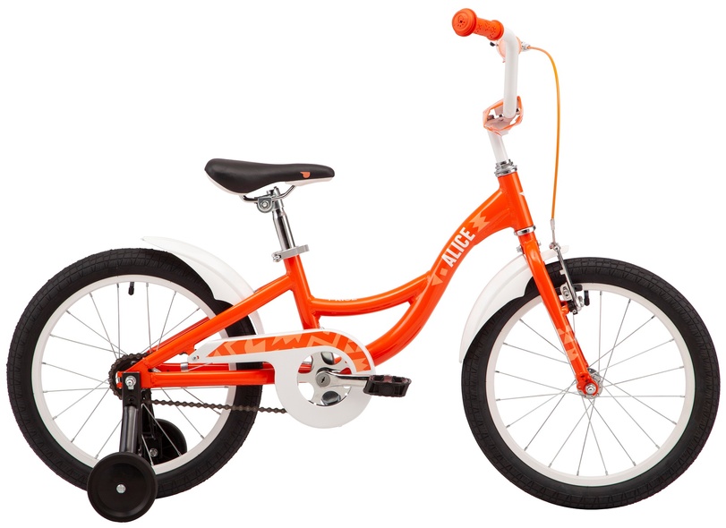 Купити Велосипед 18" Pride ALICE 18 2023 помаранчевий з доставкою по Україні