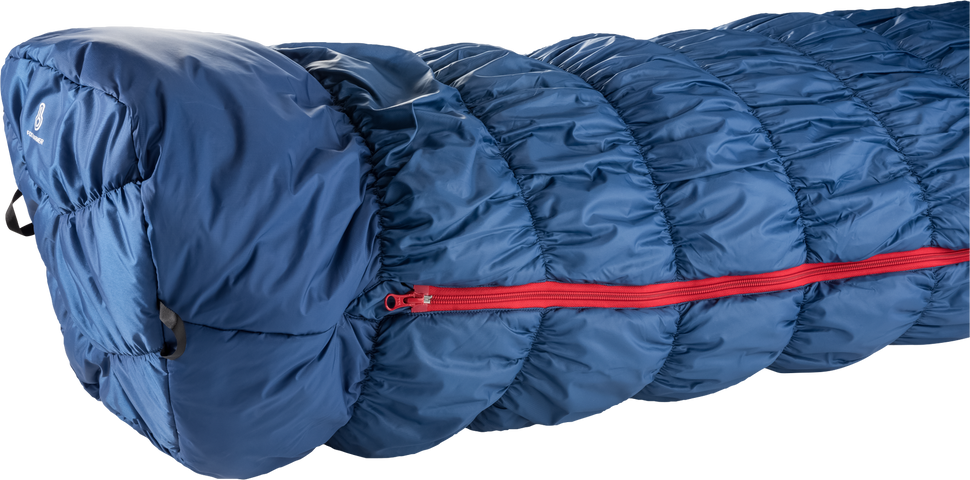 Спальний мішок Deuter Exosphere -10° L колір 3515 steel-fire лівий, 1.5 - 2 кг