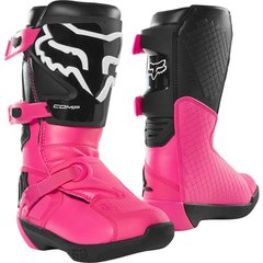 Детские мотоботы FOX Comp Youth Boot (Pink), 8 (24014-285-8), Black,Pink, 8