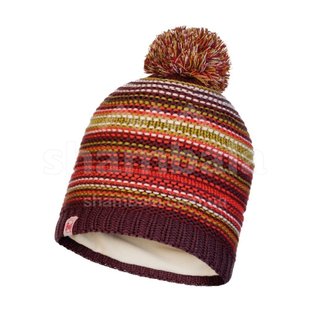 JUNIOR KNITTED & POLAR HAT AMITY maroon