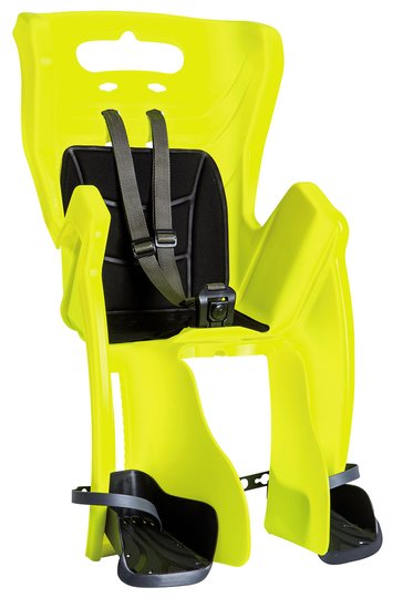 Купити Сидіння задн. Bellelli Little Duck Standard Multifix неоново-жовтий з чорною підкладкою (Hi Vision) з доставкою по Україні