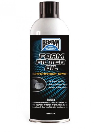Олія фільтрова Bel-Ray Foam Filter Oil Spray (400мл), Aerosol