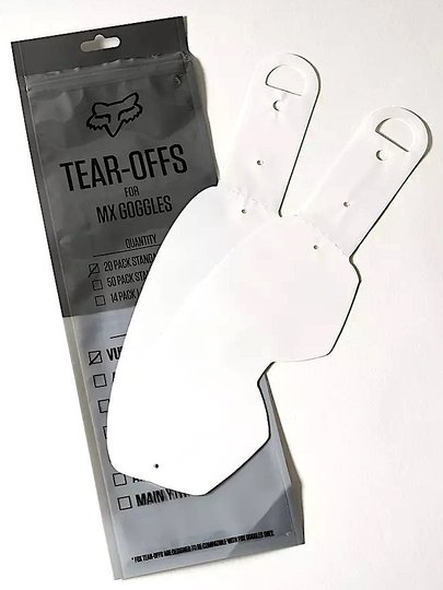 Зривки FOX MAIN II Tear-Off - 20 pack, No Size (25366-012-OS)