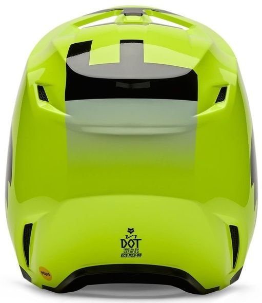 Шолом FOX V1 Helmet - SHIELD (Flo Yellow), L