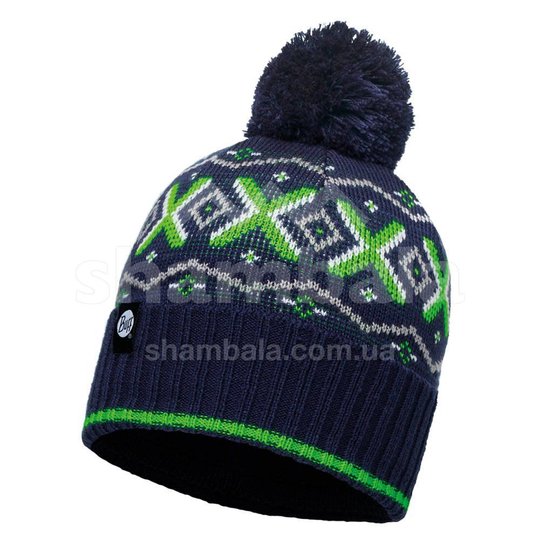 Шапка Buff Knitted and Polar Hat Aspen, Medieval Blue (BU 113331.783.10.00), One Size, Шапка, Синтетичний