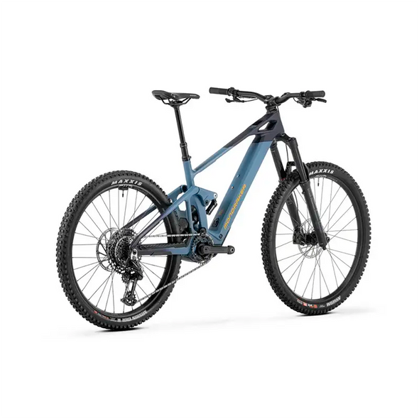 Купити Електровелосипед MONDRAKER DUNE R Carbon 29/27.5'' 170mm, 400Wh Bosch SX, Blue/Yellow, L з доставкою по Україні