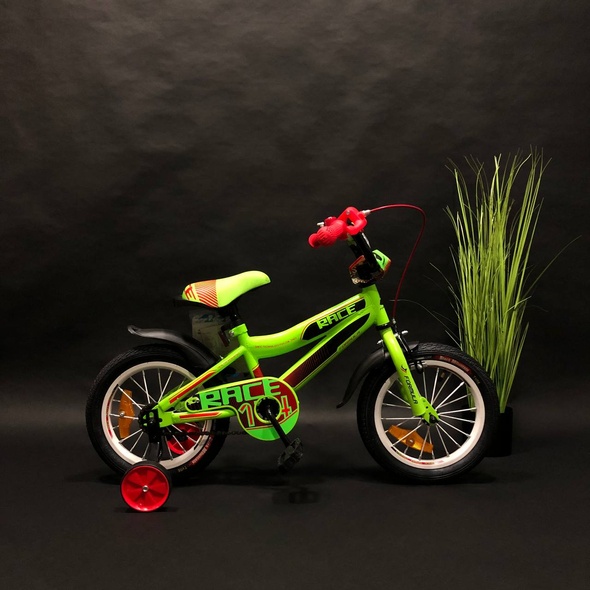 Купити Велосипед дитячий 14" Formula Race ST 2021, салатний з доставкою по Україні