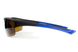 Очки поляризационные BluWater Daytona-1 Polarized (brown) коричневые в черно-синей