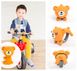 Купити Мигалка для детского велосипеда Zoonimal Медведь, LED, на руль. Свечение: Белый з доставкою по Україні