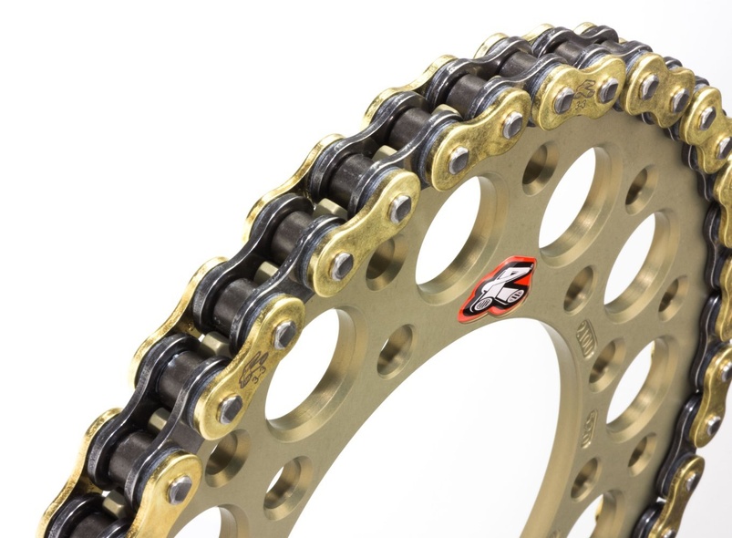 Цепка Renthal R3-3 Road SRS Chain 520 (Gold), 520-116L / SRS Ring